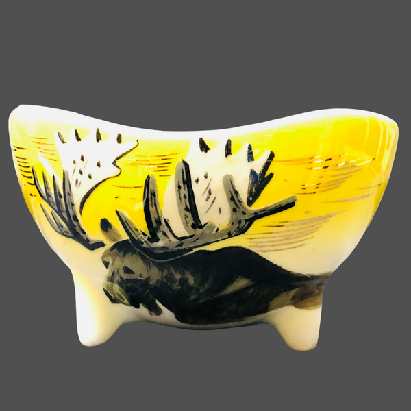 Matthew Adams Alaska Series - Footed Bowl Moose