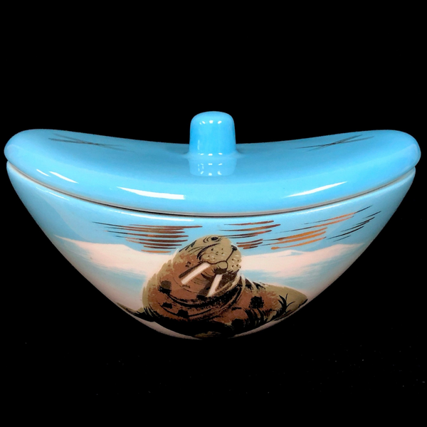Matthew Adams Alaska Series Bowl with Lid - Walrus