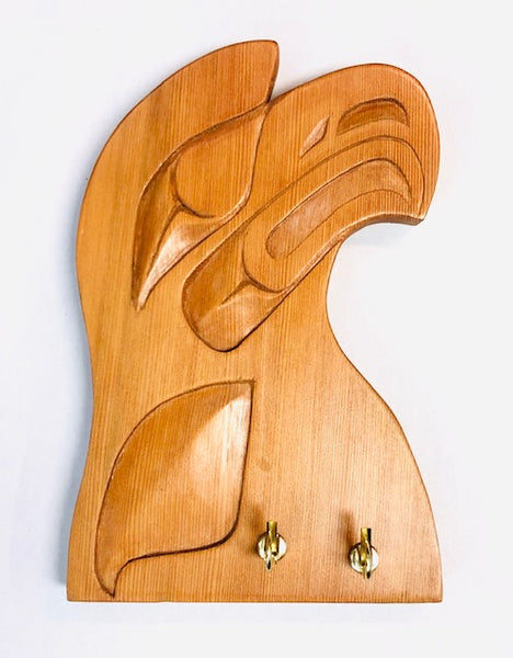 NATIVE ALASKAN EAGLE KEY RING HANGER