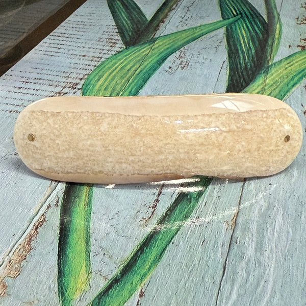 Fossilized Ivory Hair Barrette – Mariah