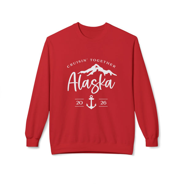 Alaska Cruisin' Crewneck Sweatshirt — Anchor & Mountain Travel Pullover