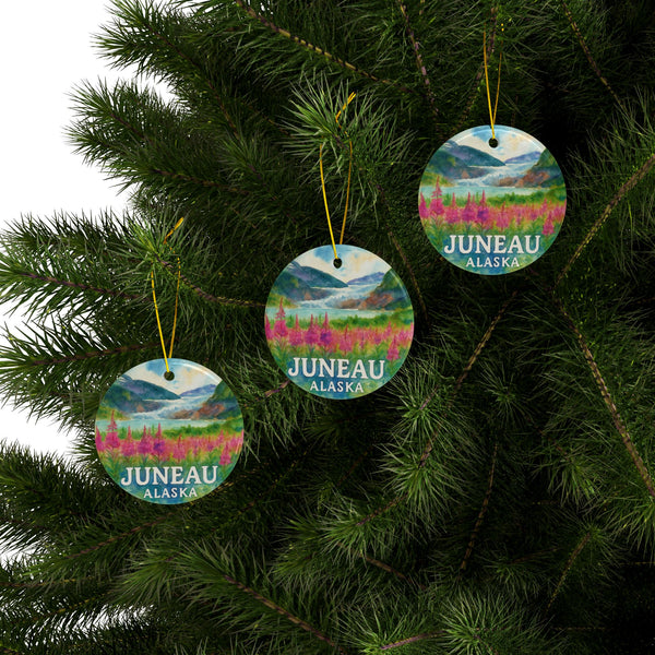Ceramic Ornaments - Juneau Alaska Ornament
