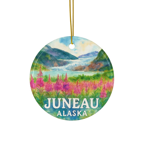 Ceramic Ornaments - Juneau Alaska Ornament