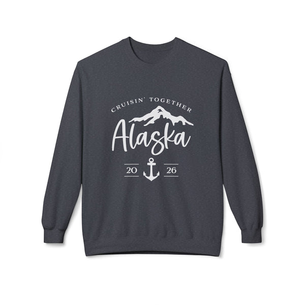 Alaska Cruisin' Crewneck Sweatshirt — Anchor & Mountain Travel Pullover