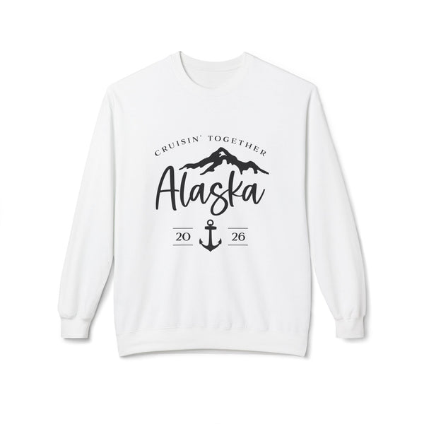 Alaska Cruisin' Crewneck Sweatshirt — Anchor & Mountain Travel Pullover