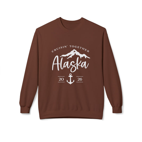 Alaska Cruisin' Crewneck Sweatshirt — Anchor & Mountain Travel Pullover