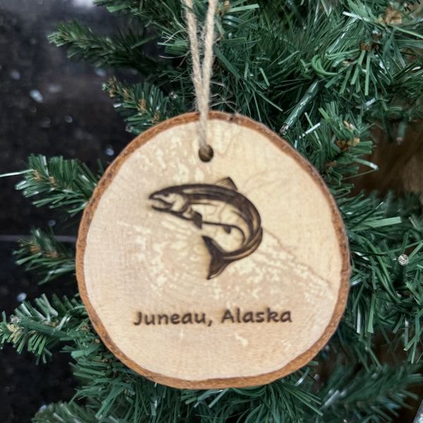 Handmade Alaska Wood Ornament – Totem