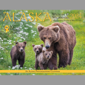 2024 Alaska Calendar Alaska Wildlife Wilderness Calendar - Alaskan Gifts and Collectibles
