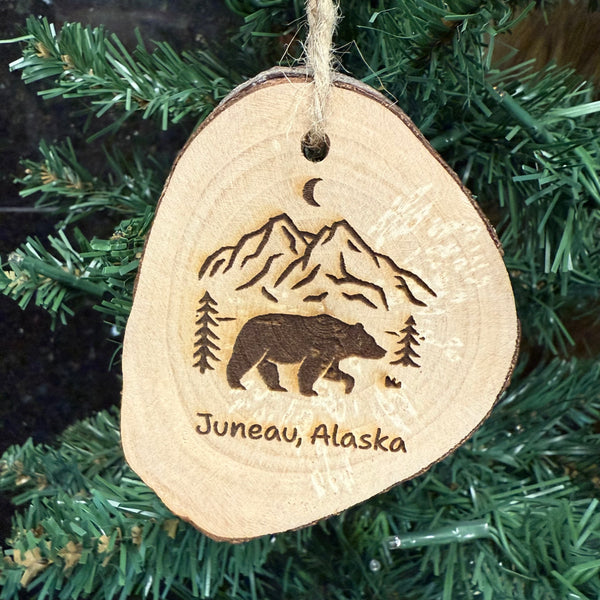 Handmade Alaska Wood Ornament – Totem