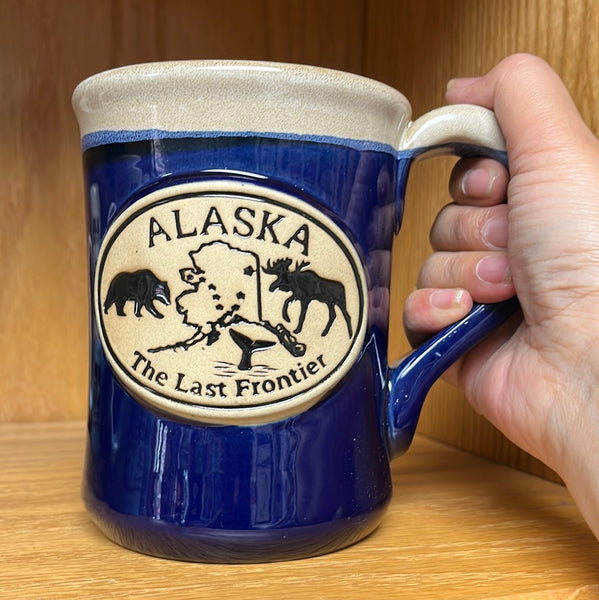 Mug Ceramic Alaska Icon with drip grazing
