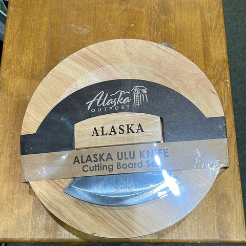 Ulu & Round Chopping Board Alaska