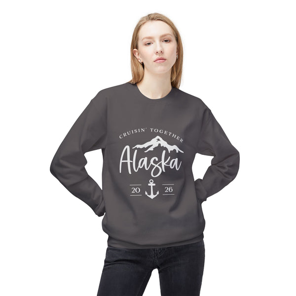 Alaska Cruisin' Crewneck Sweatshirt — Anchor & Mountain Travel Pullover