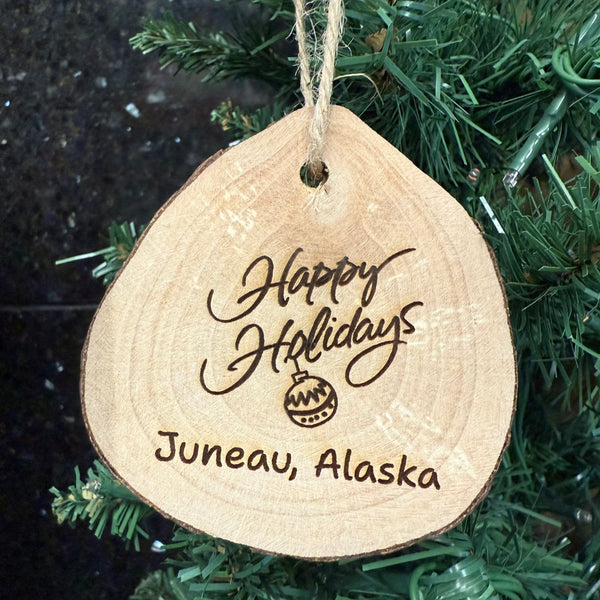 Handmade Alaska Wood Ornament – Totem