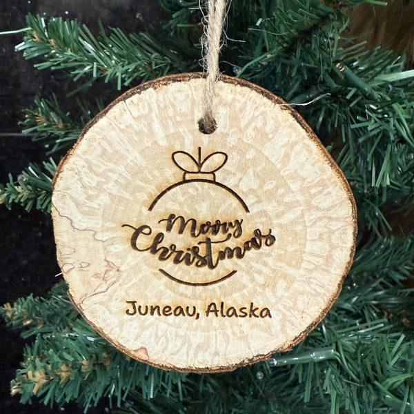 Handmade Alaska Wood Ornament – Totem