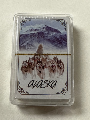 Playing card- dig sled