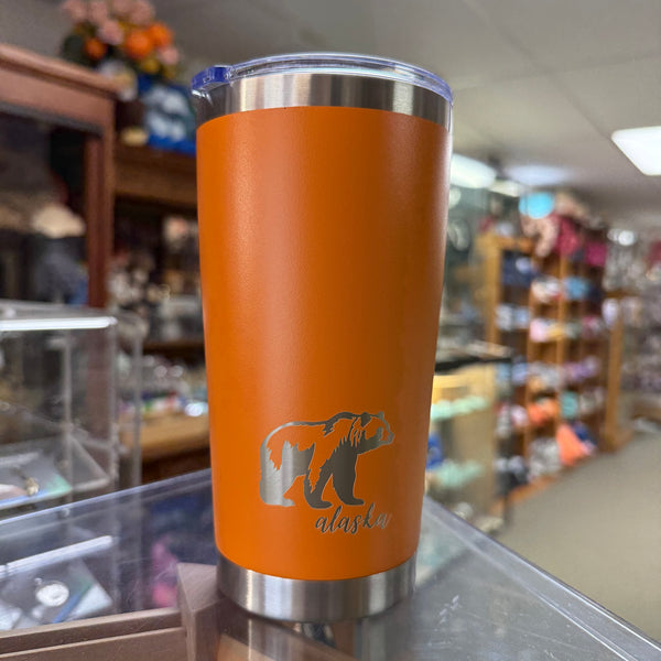 Alaska Stainless Steel Double Walled 20oz Travel Tumbler
