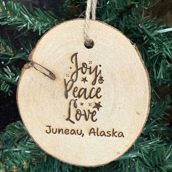 Handmade Alaska Wood Ornament – Totem