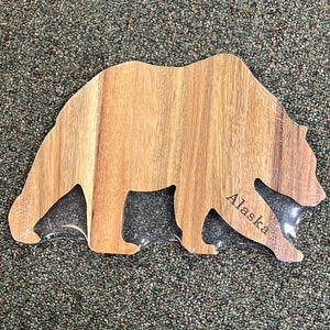 Cutting board bear shape