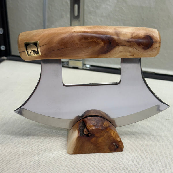 Handmade Alaska Ulu Knife – Diamond Willow, Moose Antler or Elk Antler | Made in Juneau