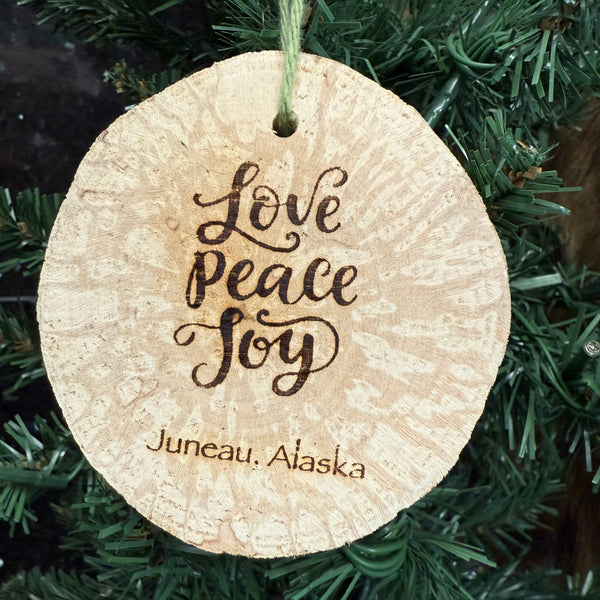 Handmade Alaska Wood Ornament – Totem
