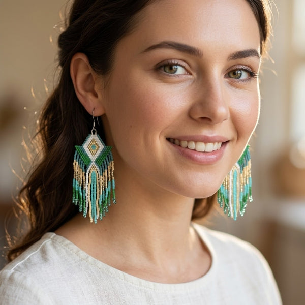 Beaded earrings