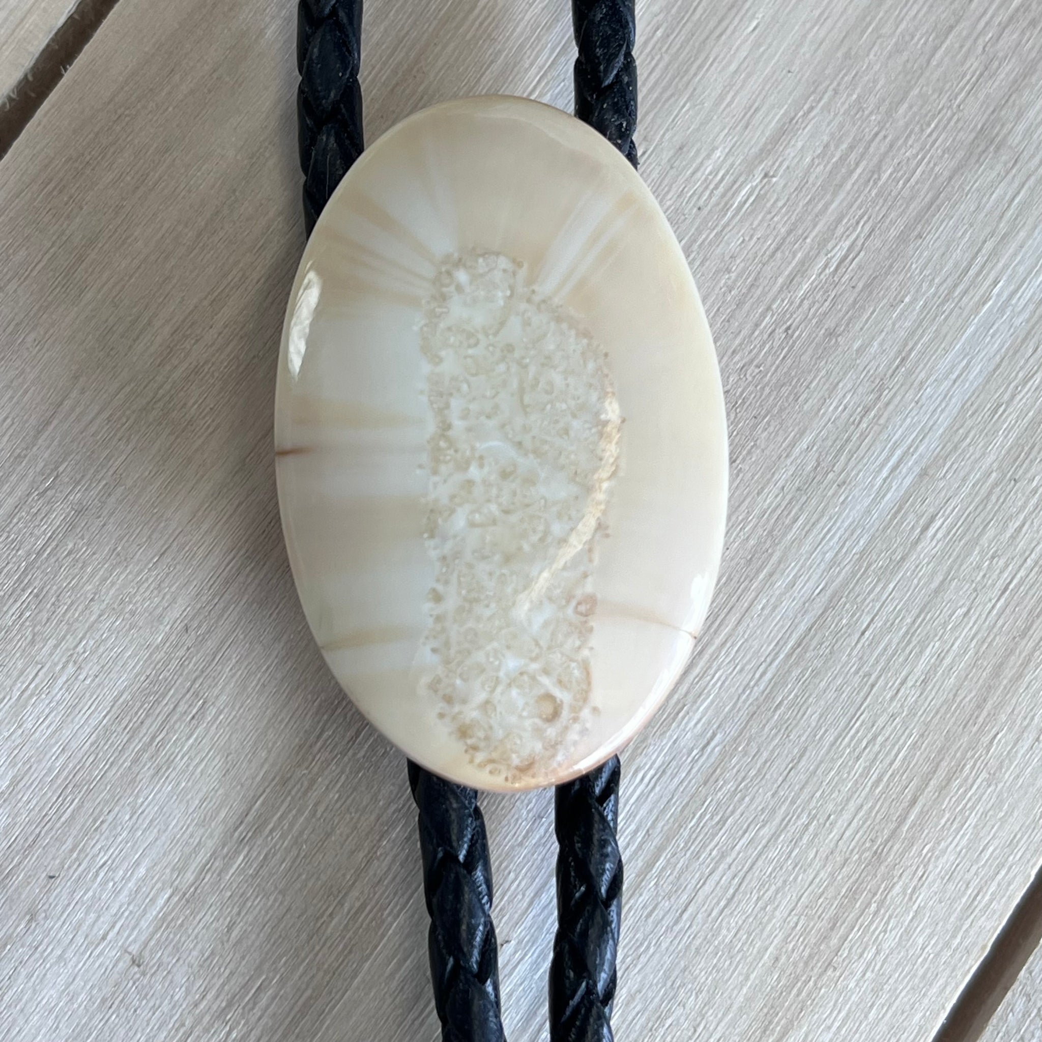 Fossil Walrus Ivory Bolo