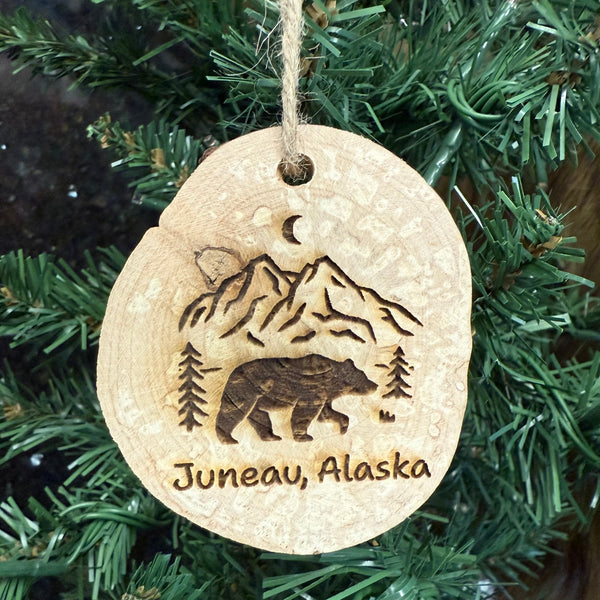 Handmade Alaska Wood Ornament – Totem