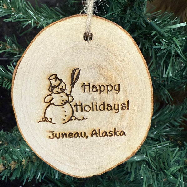 Handmade Alaska Wood Ornament – Totem