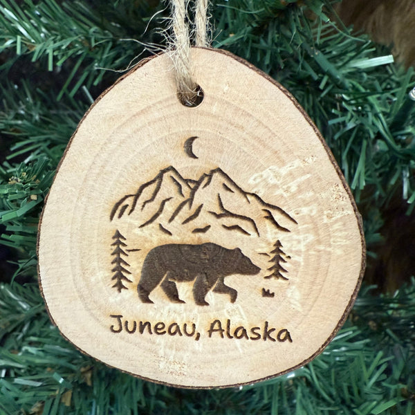Handmade Alaska Wood Ornament – Totem
