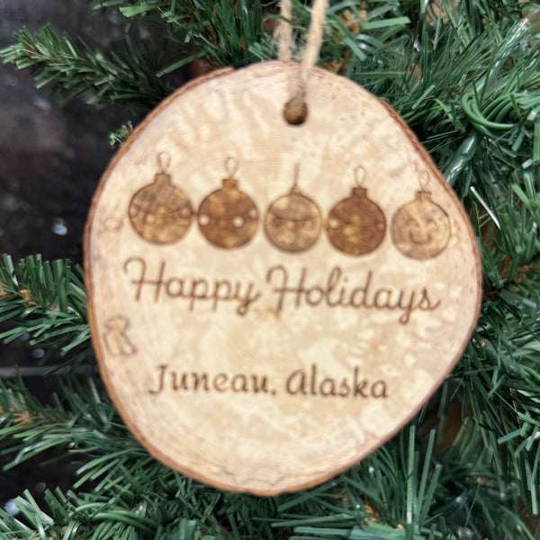 Handmade Alaska Wood Ornament – Totem