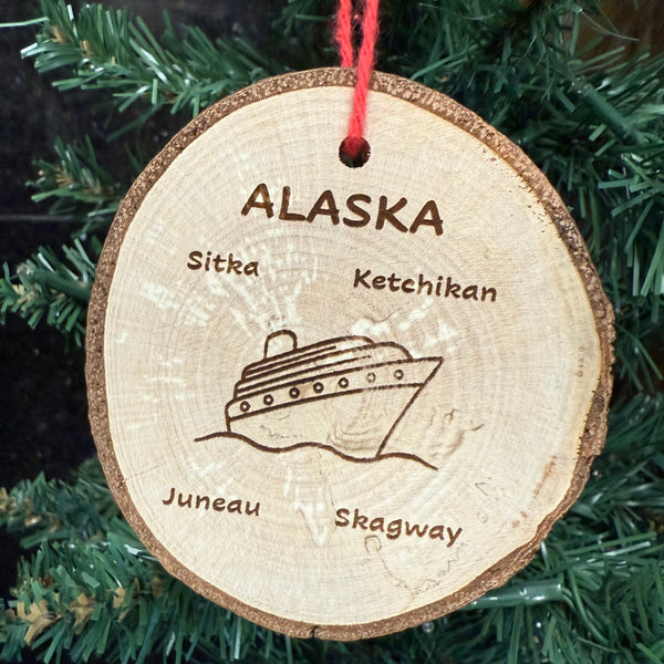 Handmade Alaska Wood Ornament – Totem