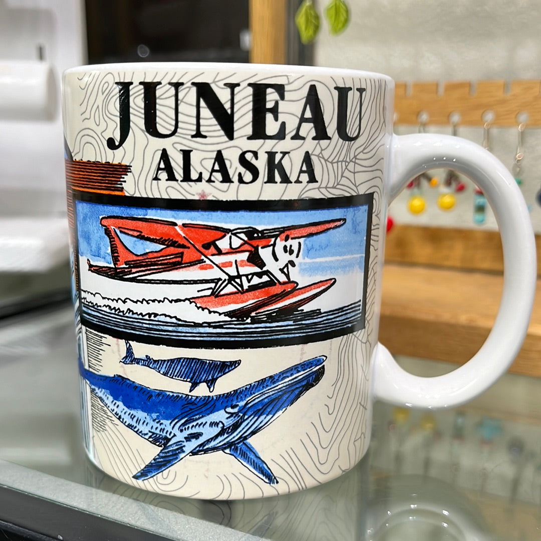 Mug ceramic printed – juneau collage