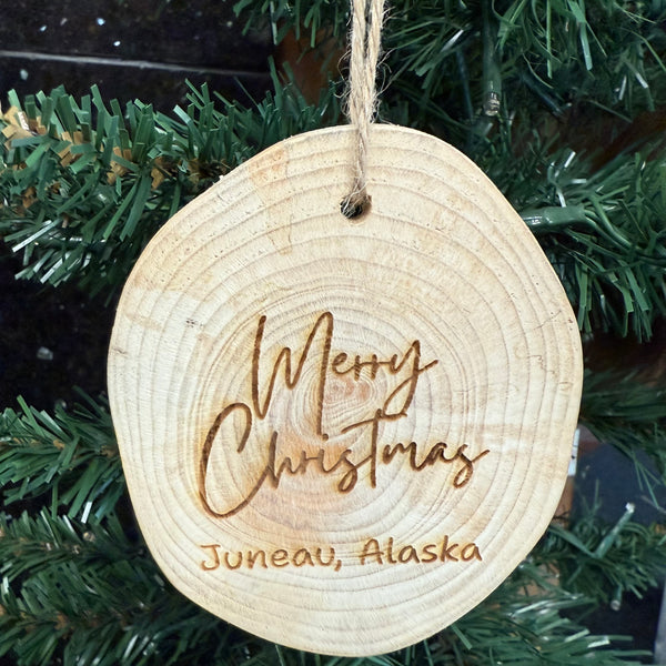 Handmade Alaska Wood Ornament – Totem