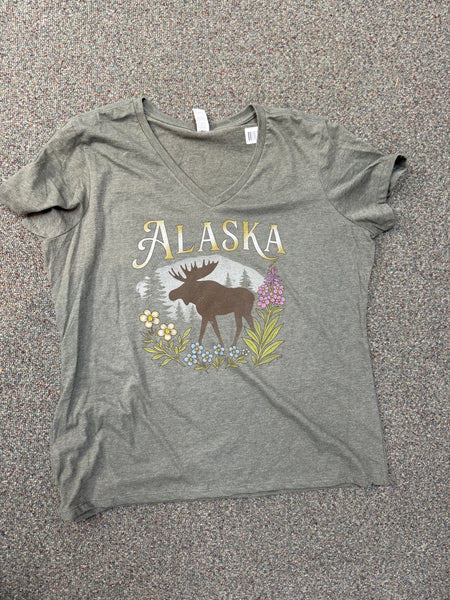 V-neck T shirt