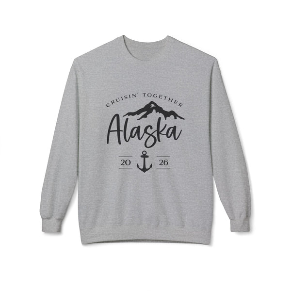 Alaska Cruisin' Crewneck Sweatshirt — Anchor & Mountain Travel Pullover