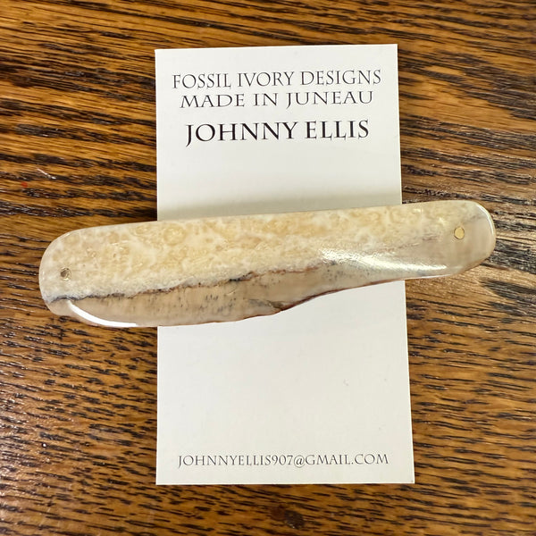 Fossilized Ivory Hair Barrette – Mariah