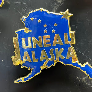 Map magnet Juneau Alaska