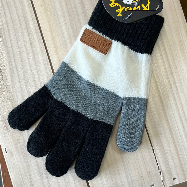 Knit gloves