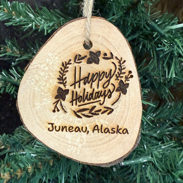 Handmade Alaska Wood Ornament – Totem