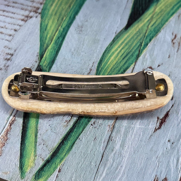Fossilized Ivory Hair Barrette – Mariah