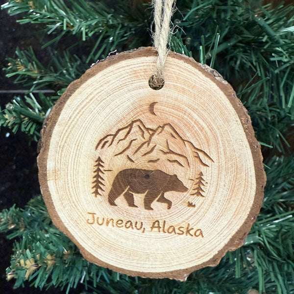 Handmade Alaska Wood Ornament – Totem
