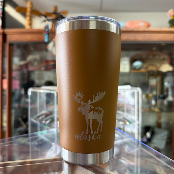 Alaska Stainless Steel Double Walled 20oz Travel Tumbler