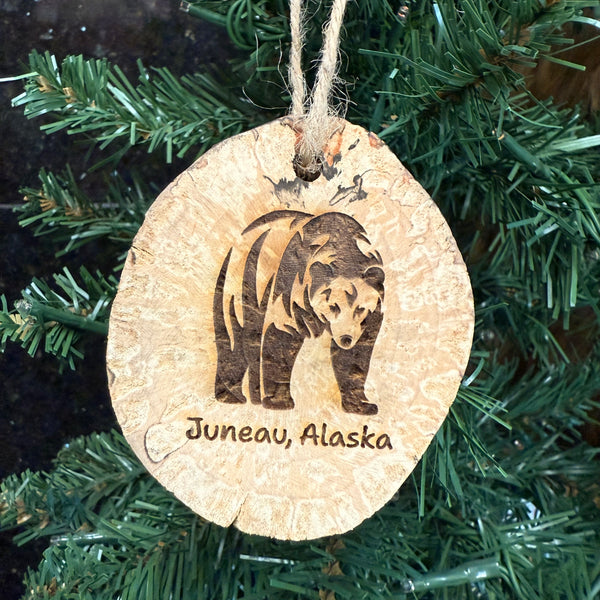 Handmade Alaska Wood Ornament – Totem