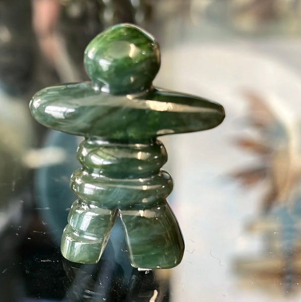 Jade Figurine - Inukshuk