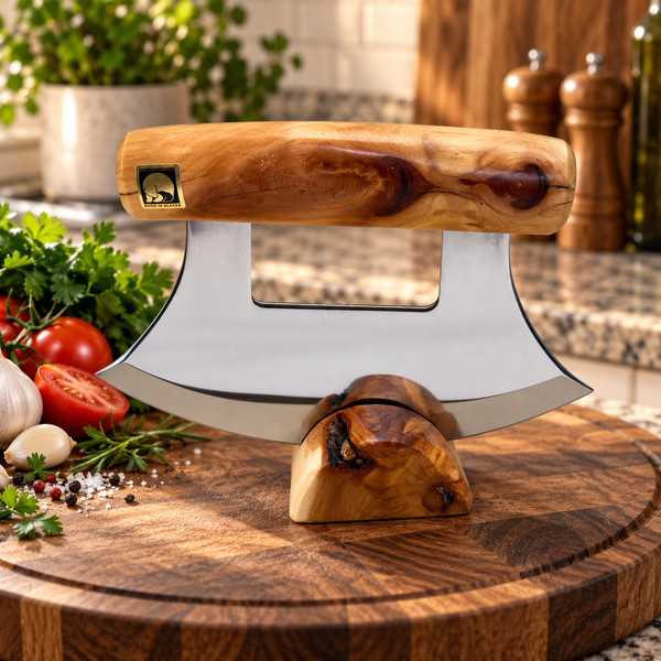 Handmade Alaska Ulu Knife – Diamond Willow, Moose Antler or Elk Antler | Made in Juneau