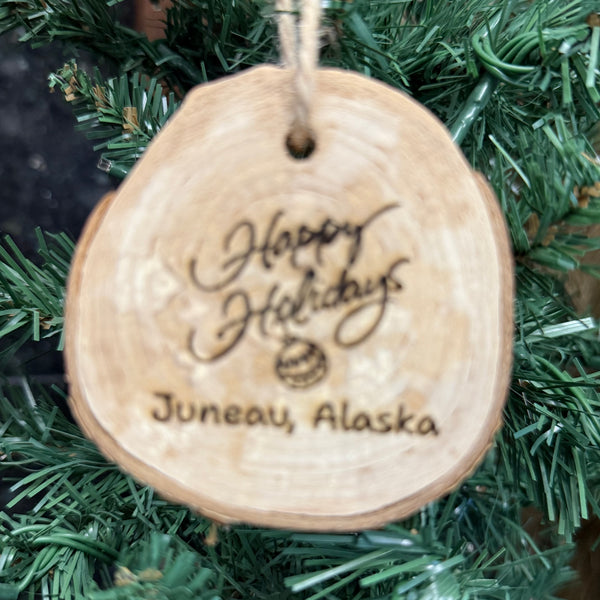 Handmade Alaska Wood Ornament – Totem