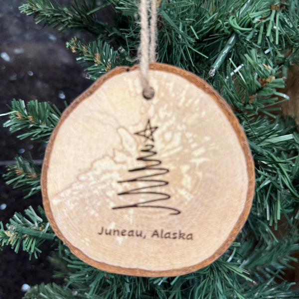 Handmade Alaska Wood Ornament – Totem