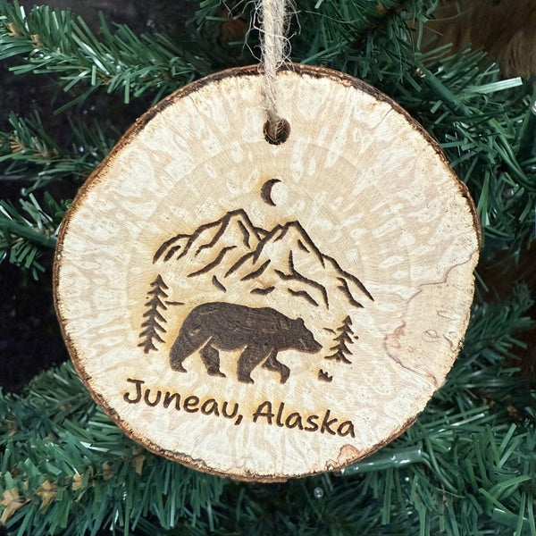 Handmade Alaska Wood Ornament – Totem