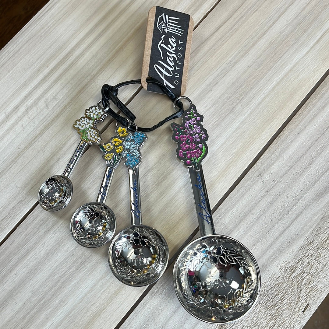 Measuring Spoons Alaska Floral