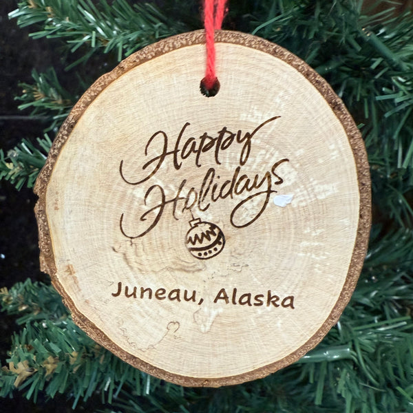 Handmade Alaska Wood Ornament – Totem